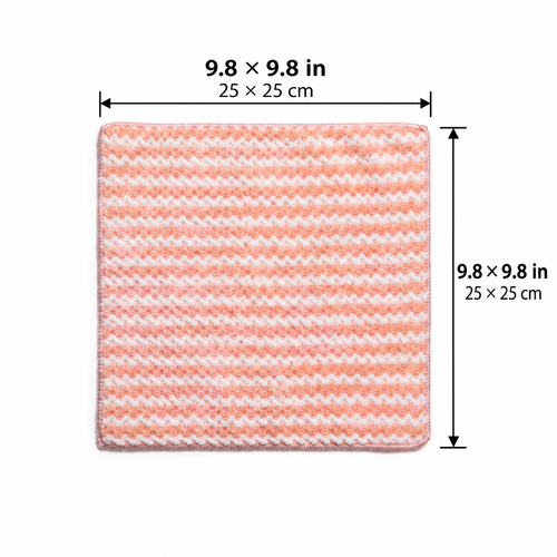 Wave-Weave Microfiber Cleaning Cloths – 3 Pack
