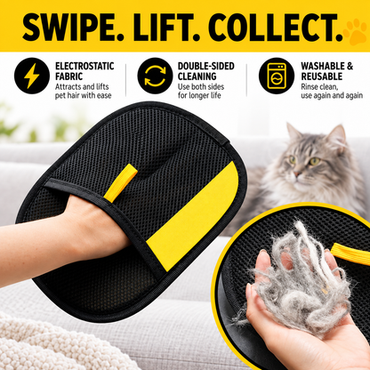 Electrostatic Pet Hair Removal Glove