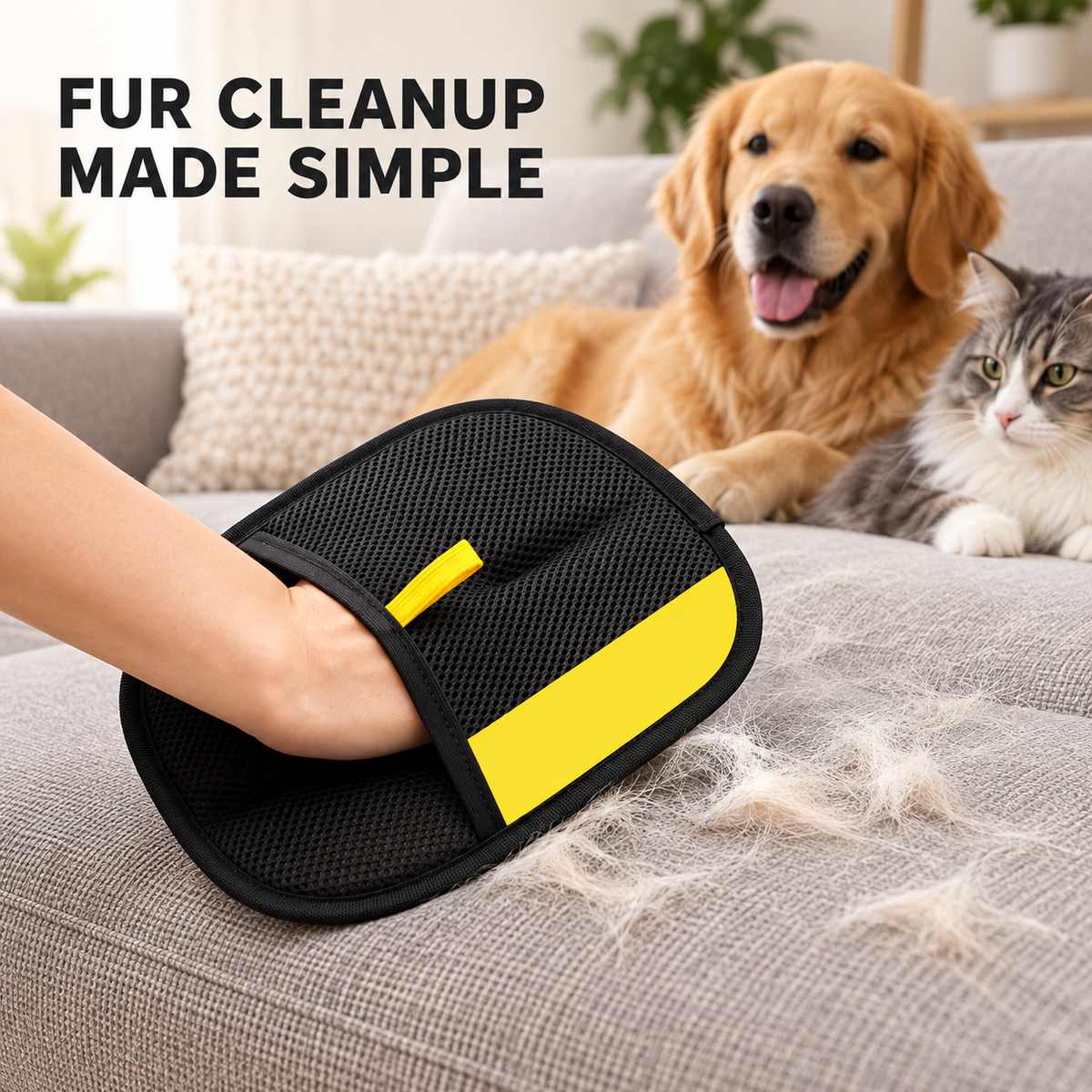 Electrostatic Pet Hair Removal Glove