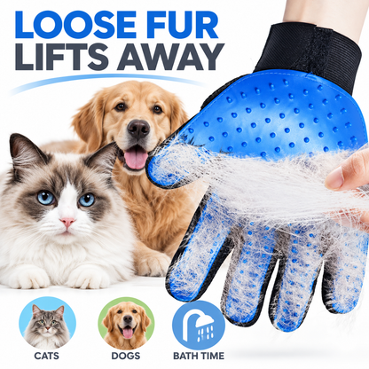 Silicone Pet Grooming & Deshedding Glove