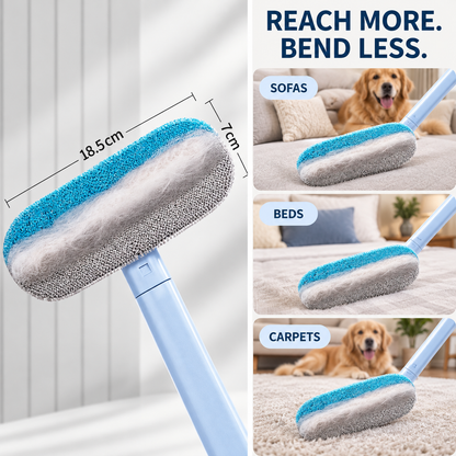 Long-Handle Pet Hair Removal Brush