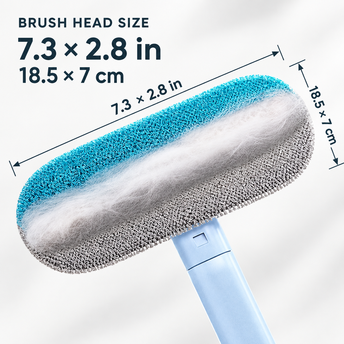 Long-Handle Pet Hair Removal Brush