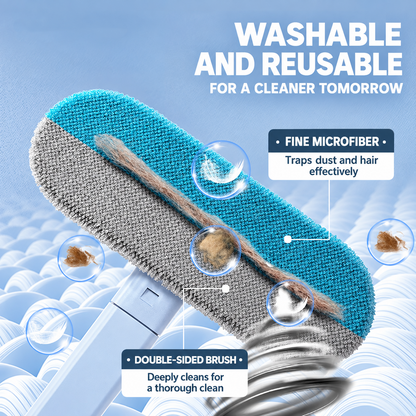 Long-Handle Pet Hair Removal Brush